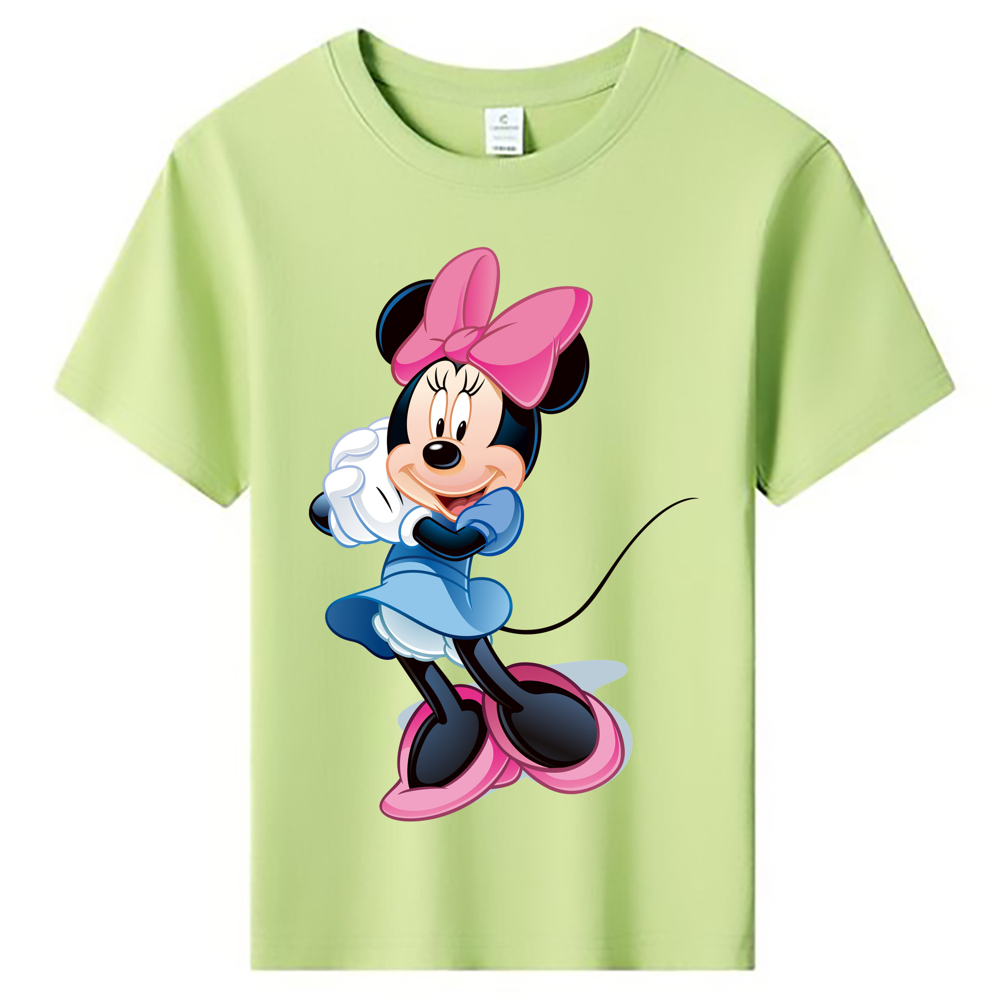 ミッキーマウス Mickey Mouse 綿100％キッズTシャツ（フロントプリント）